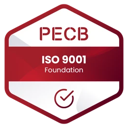 PECB Certificate Holder in ISO 9001 Foundation badge